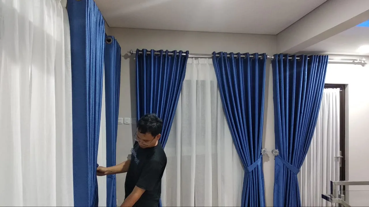 Pemasangan Gorden Rumah Minimalis